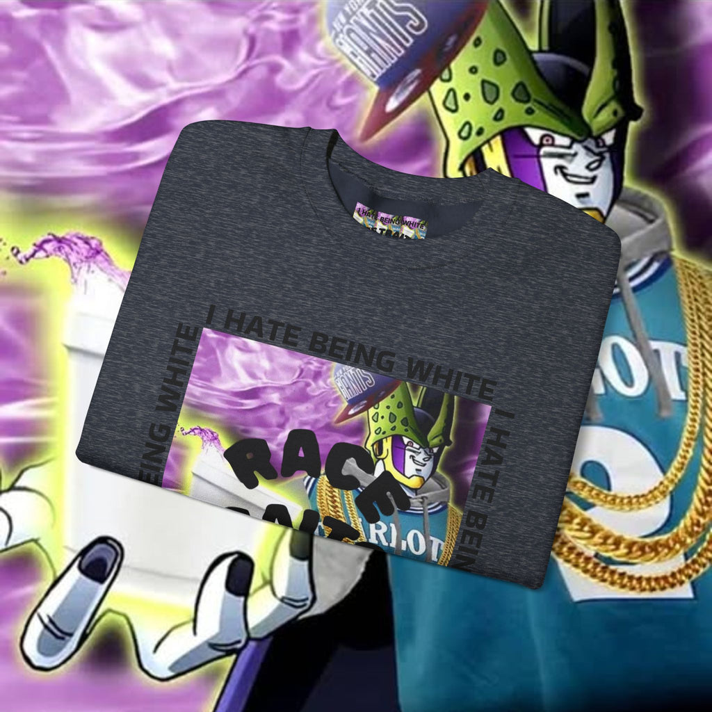 I HATE BEING WHITE - RACE TRAITOR Crewneck Sweatshirt Unisex