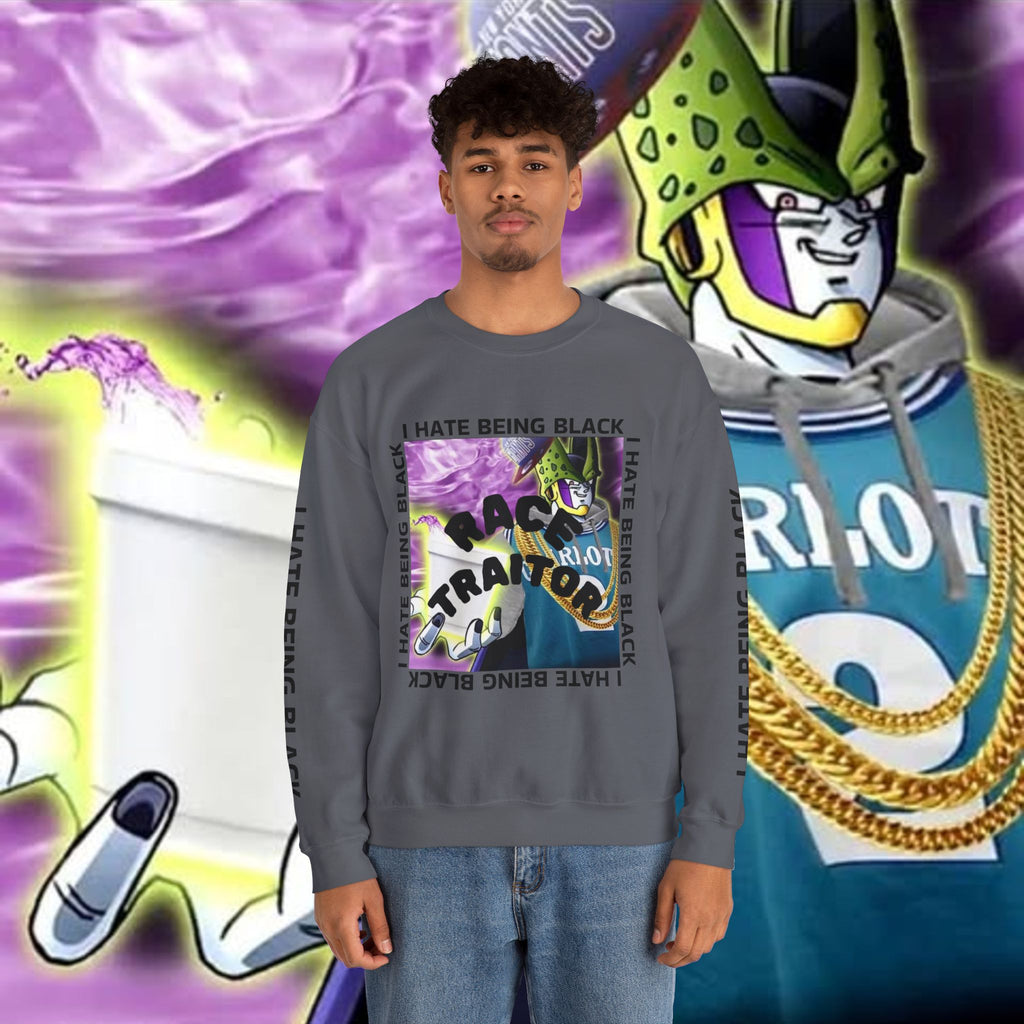 I HATE BEING BLACK - RACE TRAITOR Crewneck Sweatshirt Unisex