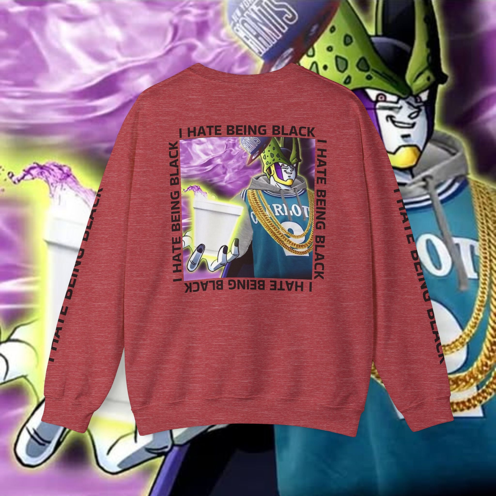 I HATE BEING BLACK - RACE TRAITOR Crewneck Sweatshirt Unisex