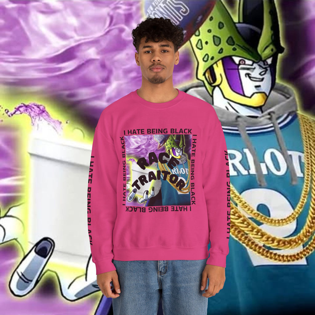 I HATE BEING BLACK - RACE TRAITOR Crewneck Sweatshirt Unisex