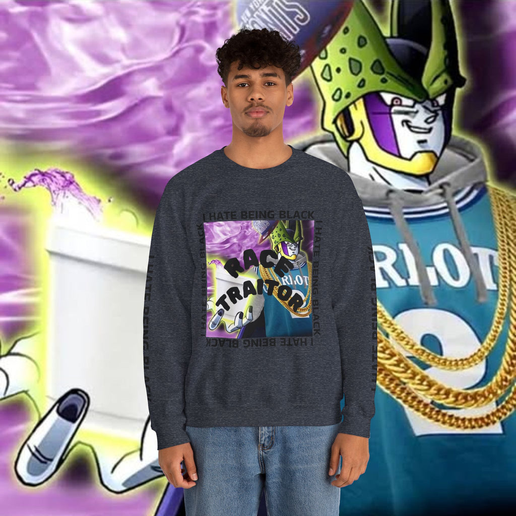 I HATE BEING BLACK - RACE TRAITOR Crewneck Sweatshirt Unisex