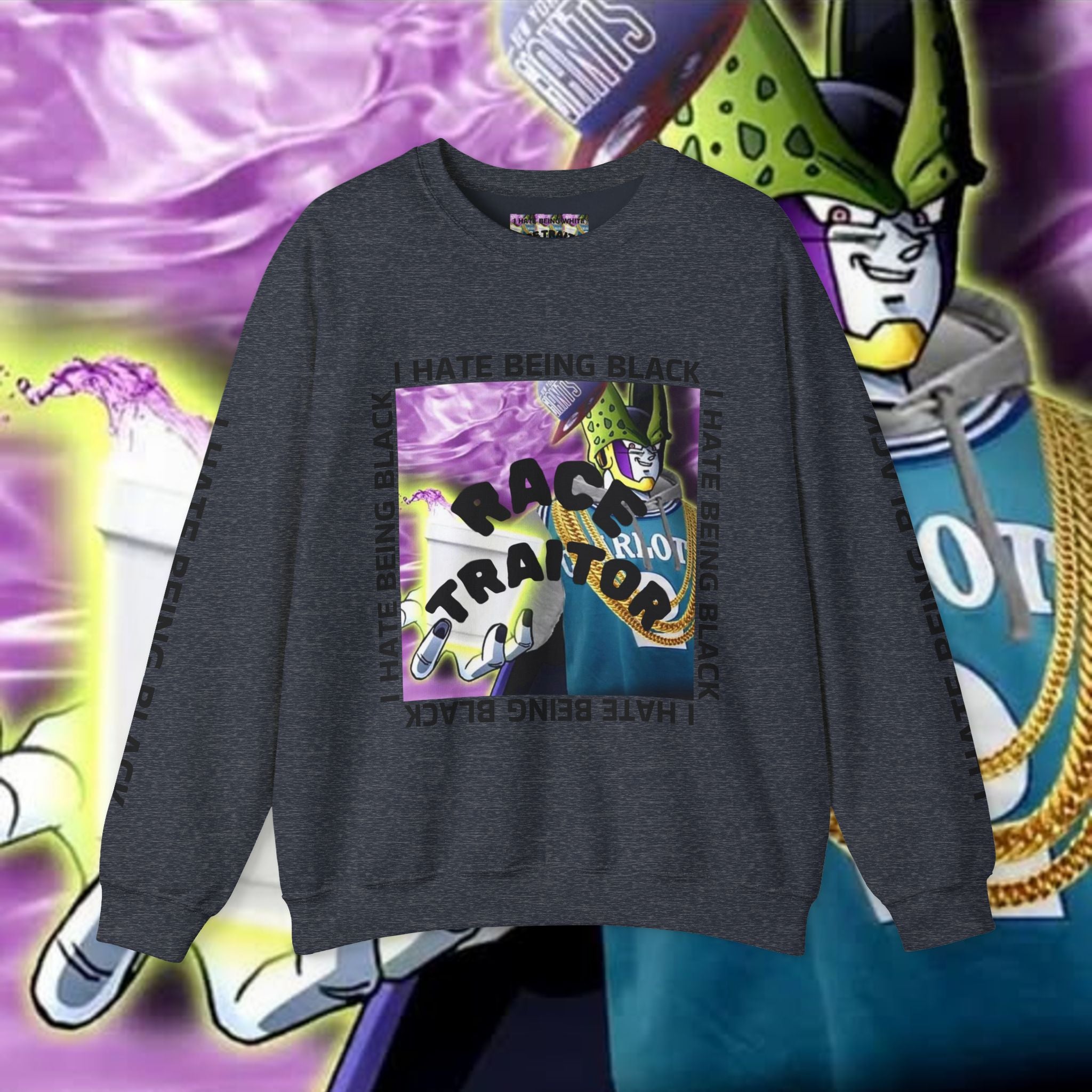 I HATE BEING FILIPINO - RACE TRAITOR Crewneck Sweatshirt Unisex