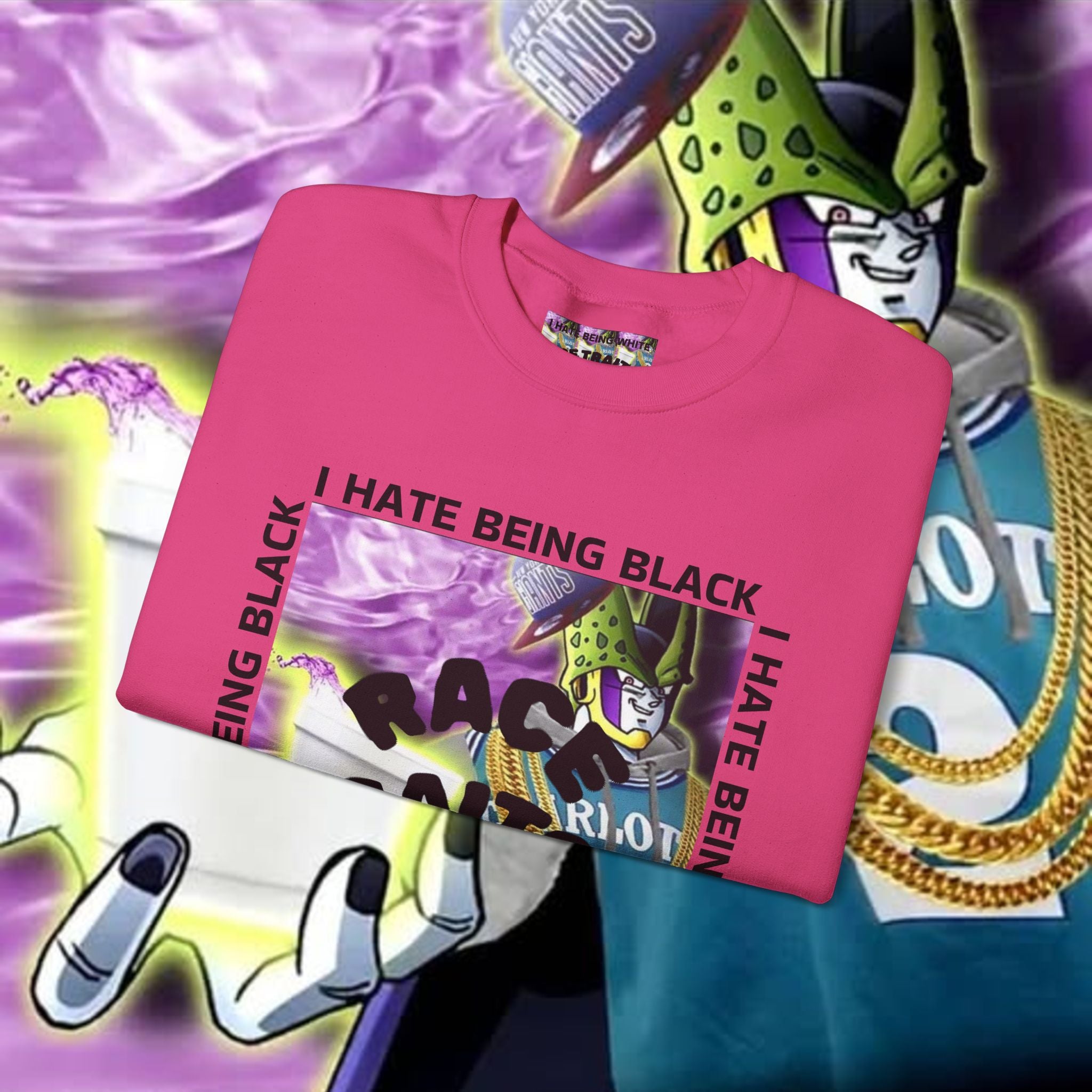 I HATE BEING BLACK - RACE TRAITOR Crewneck Sweatshirt Unisex