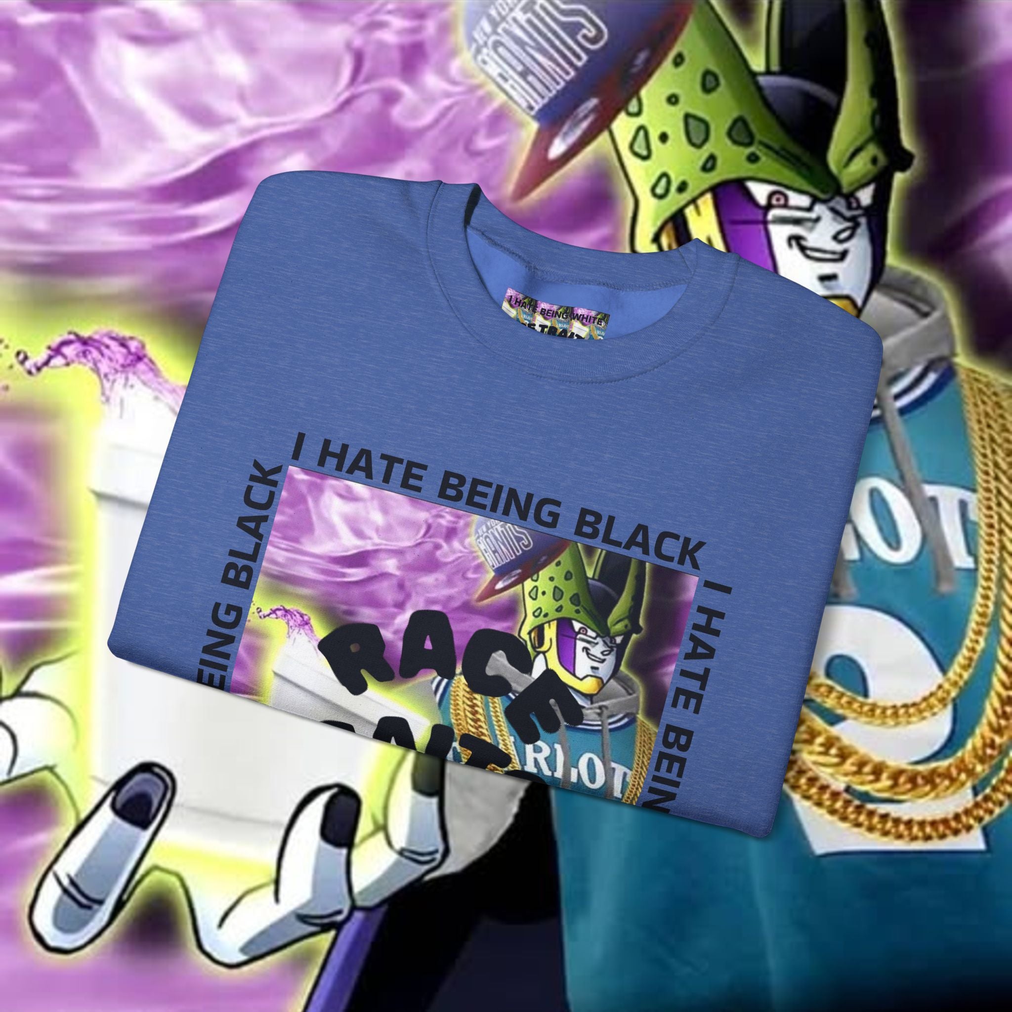 I HATE BEING BLACK - RACE TRAITOR Crewneck Sweatshirt Unisex