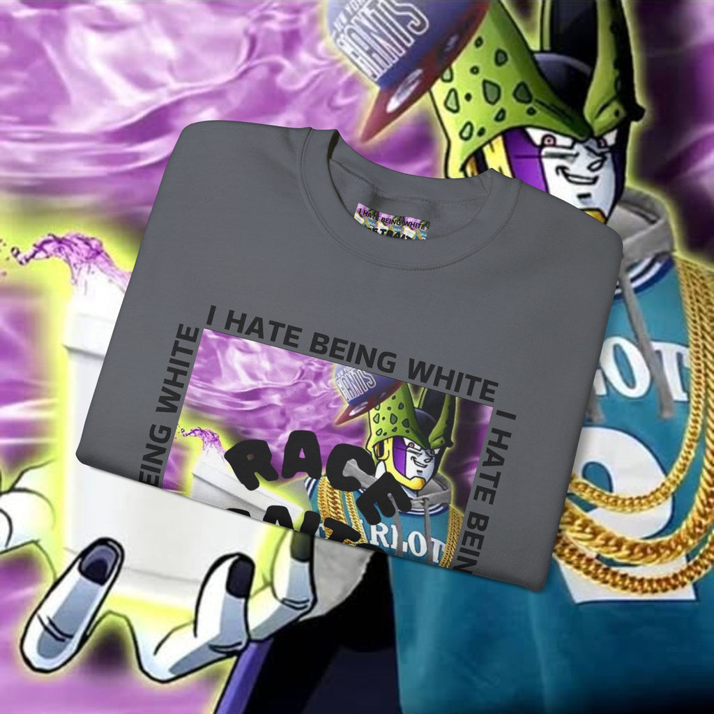 I HATE BEING WHITE - RACE TRAITOR Crewneck Sweatshirt Unisex